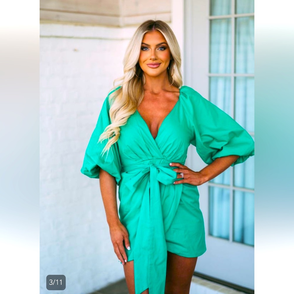 NWT Green cocktail dress